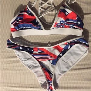 Fabletics patriotic bikini